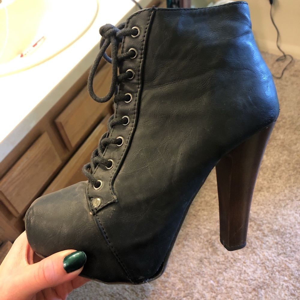 Lace up heels